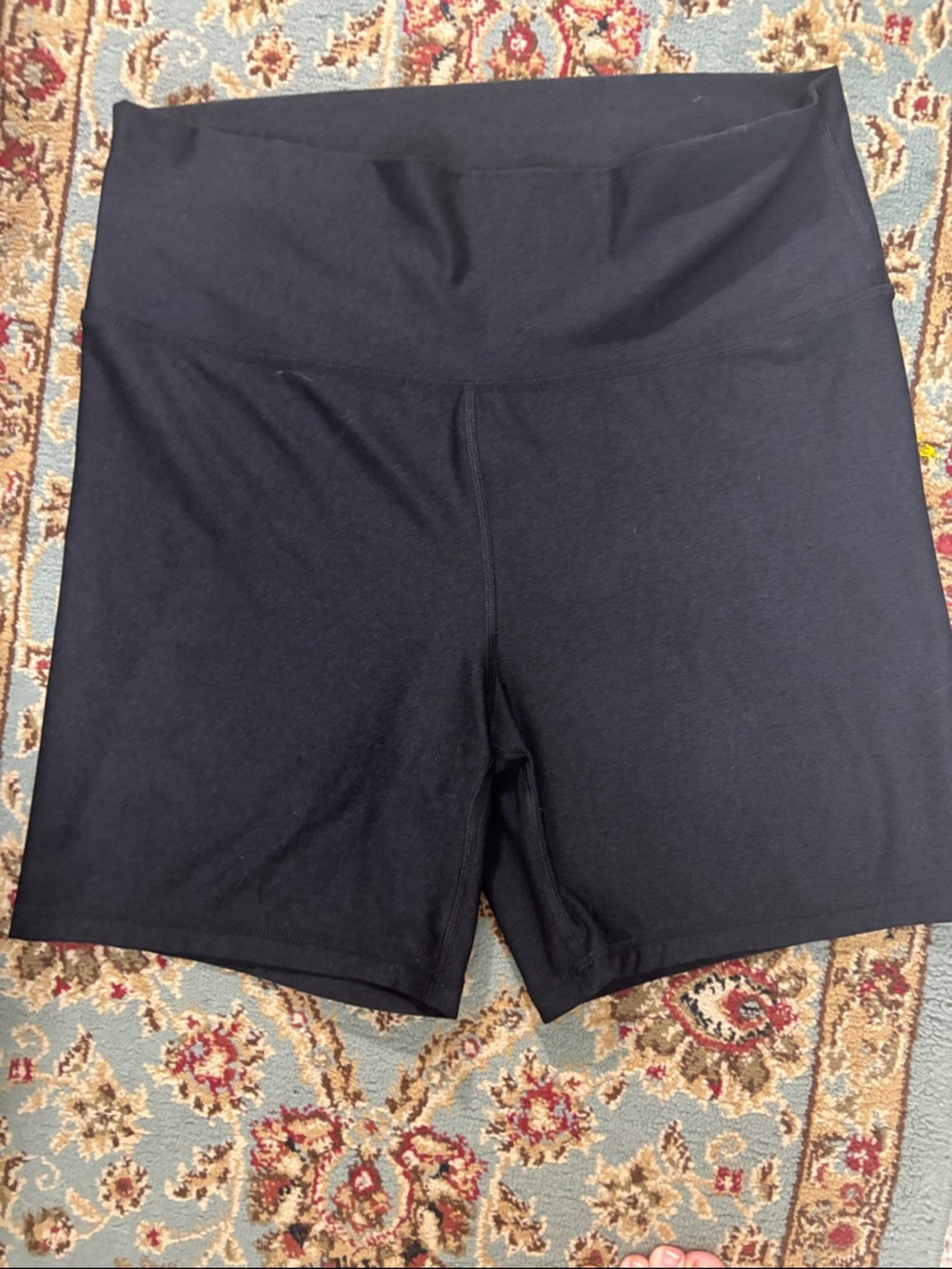 Old Navy Black High-Waist Bike Shorts active cloud go-dry